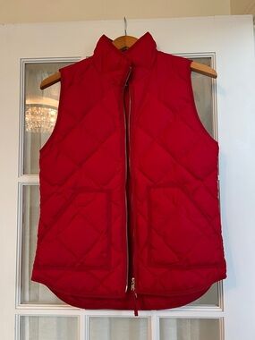 J. Crew Red Vest